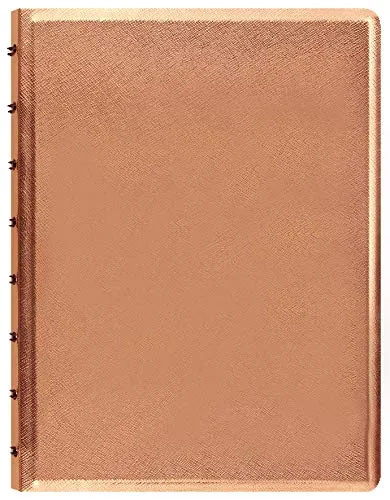 Notizbuch, Saffiano Metallic, A5, roségold