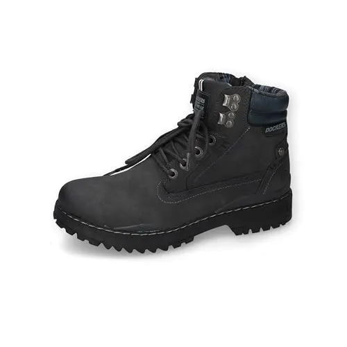Dockers by Gerli Herren Combat Boots - Wanderschuhe mit robustem Design und bequemem Reißverschluss, ideal für Abenteuer in der Natur oder lässige Freizeitlooks.