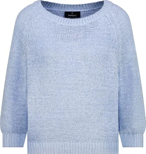 Monari Strickpullover Basic Bändchen Regular Fit - Entdecke den Monari Strickpullover Basic Bändchen! Mit seinem weichen Material und dem taillenbedeckenden Schnitt ist er perfekt für jeden Anlass. Kombiniere ihn vielseitig für einen lässigen oder femininen Look.