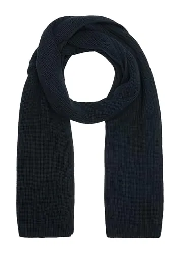 s.Oliver Schal - Eleganter Damen-Schal mit Rippstruktur, aus weichem Baumwollstrick, ideal für jeden Anlass und perfekt für die kühle Jahreszeit.