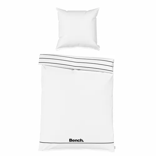 Bench Bettwäsche-Set Calm Comfort - Bettwäsche-Set aus 100% Baumwolle, hautsympathisch und pflegeleicht, mit modernem Wendemotiv und leichtläufigem Reißverschluss für entspannten Schlaf.