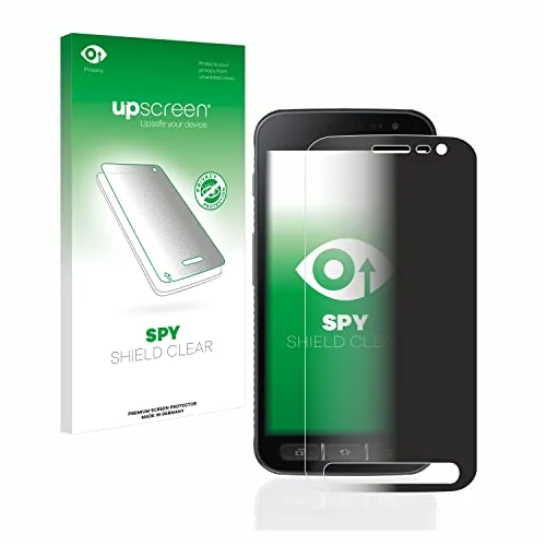 upscreen Anti-Spy Blickschutzfolie für Samsung Galaxy Xcover 4 / 4s Made in Germany, Privacy Displayschutz-Folie [Sichtschutz, Blaulichtfilter]
