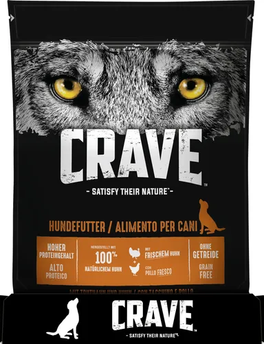 Crave Adult mit Truthahn und Huhn Hundefutter 1 kg