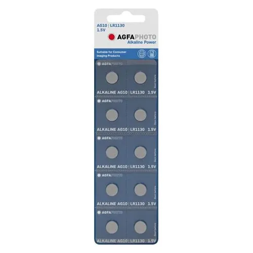 Agfaphoto Power alkaline battery 9V, blister 1pc (1 Stk., 9V Block) (APA9V)