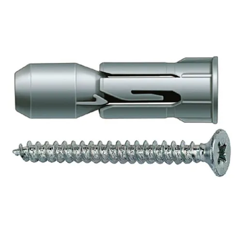 fischer Gipskartondübel mit Spanplattenschraube PD 8 SK SB-Karte, (1-tlg), Für Befestigungen in Gipskarton-, Gipsfaser-, und Holzbaustoffplatten