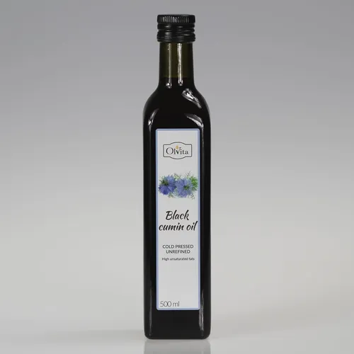 Schwarzkümmelöl kaltgepresst ungefiltert Ol'Vita 500ml
