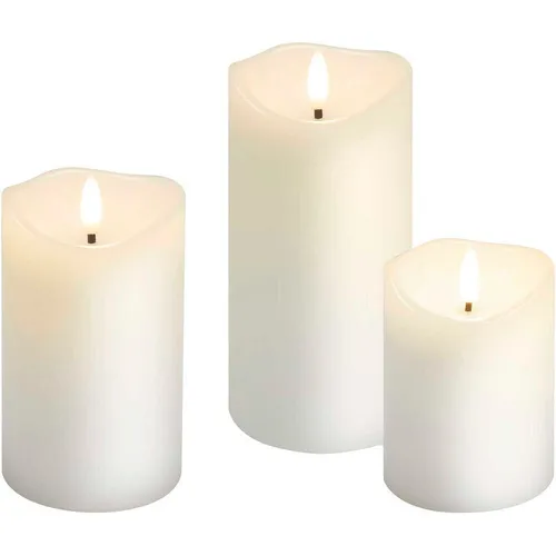 goobay LED-Kerzen weiß, 3 St.