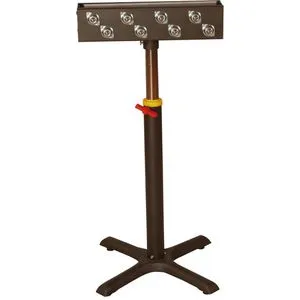 Holzmann Rollenbock S400RK – Höhenverstellbare Kugelbock Kombination - Rollenbahnen, flexibel beweglich mit Kugelauflage, ideal für große Werkstücke, höhenverstellbar von 680 bis 1100 mm, maximale Tragkraft bis 80 kg.