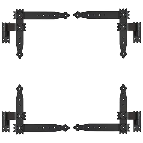 Winkelband Fensterladen Fensterband Fensterscharniere 250 x 225 Winkelscharniere Pulverbeschichtung, 4 Teile