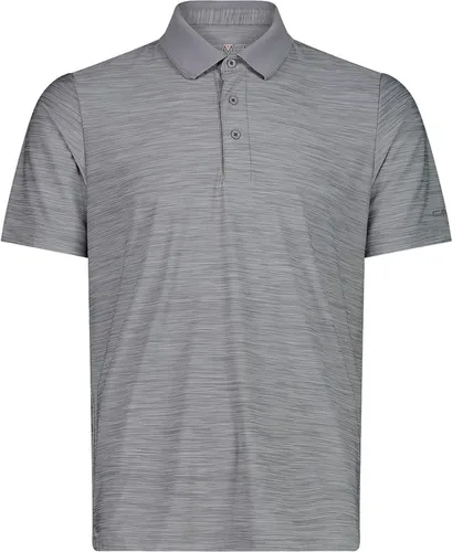 CMP Herren Melange Polo T-Shirt 5XL grau