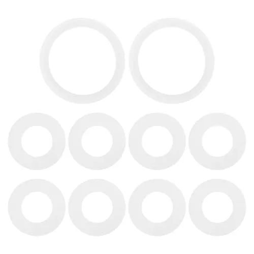 VGOL 2 Set Verbindungsdichtungen Dichtungen Gummidichtungsset A + B/C Kompatibel mit Bestway Coleman SaluSpa Kompatibel mit Lay-Z-Spa Kompatibel mit Airjet Modellen Neue Form Pumpe