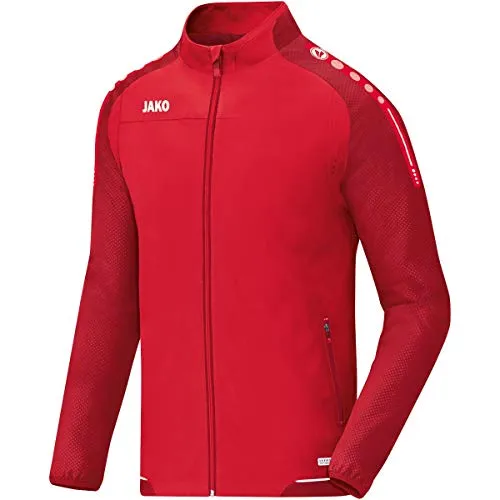 JAKO Kinder Freizeitjacke Präsentationsjacke Champ, rot/dunkelrot, 128, 9817