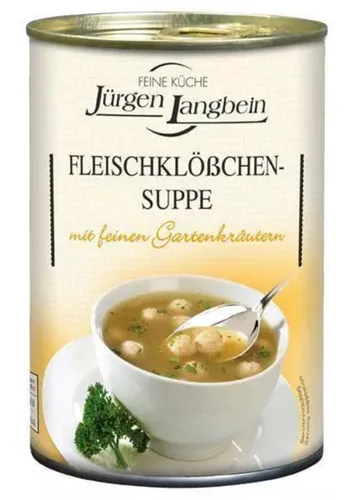 GOURVITA DE Jürgen Langbein Fleischklößchen-Suppe, 400ml 4220