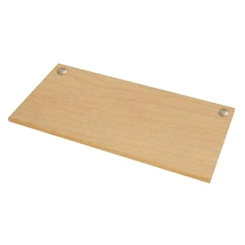 Fellowes Tischplatte Levado 180x80cm Ahorn - Zubehör für Möbel: Langlebige Tischplatte aus nachhaltiger Forstwirtschaft mit Kabeldurchführungen und schneller Befestigung dank VersaTop Clamp(TM) System.