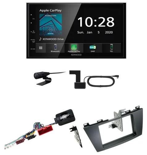 Kenwood DMX-5020DABS Einbauset für Mazda 5 CW