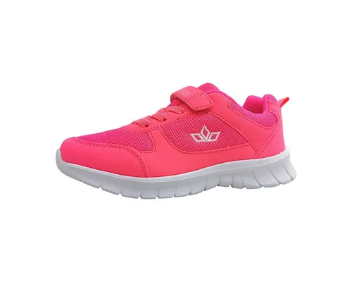 Lico Unisex Kinder Blaine Vs Sneaker, Pink Weiss, 35 EU - Sneaker für Kinder mit elastischen Schnürsenkeln und Klettverschluss, ideal für ein einfaches An- und Ausziehen. Leichte CME-Laufsohle und umweltfreundliche Schuhbox aus recyceltem Karton.