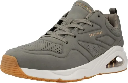 SKECHERS TRES-AIR UNO - AH - Grün - Sneaker mit sichtbarer Skech-Air Luftkissen-Dämpfung und Air-Cooled Memory Foam Einlegesohle für ultimativen Komfort und lässigen Streetstyle.