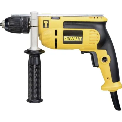 DEWALT DWD024S Schlagbohrmaschine 650W - Akkuschrauber mit 650W Leistung, kompakt und leicht, ideal für präzises Arbeiten. Ergonomische Griffe und elektronische Drehzahlregelung für optimalen Komfort.
