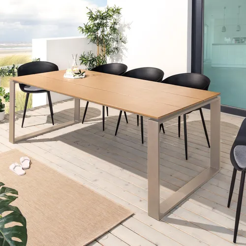 riess-ambiente Gartentisch FLOATING 210cm greige von Riess-Ambiente