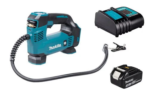 Makita DMP 180 Akku-Kompressor 18 V mit Akku 3 Ah und Ladegerät