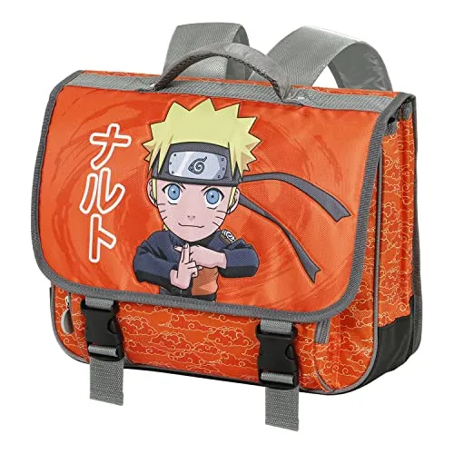 Karactermania Cartable 2.0 Naruto Chikara Rucksack - Rucksack für Naruto-Fans, mit auffälligem Design und geräumigem Hauptfach für Bücher und Elektronik. Ideal für Schule und Freizeit, bequem und langlebig.
