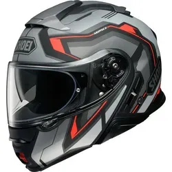 Shoei Neotec 2 Respect Klapphelm, grau-orange, Größe XS