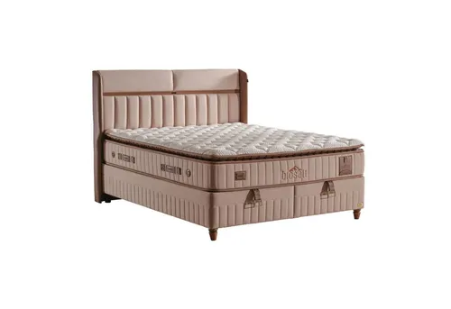Bambi Boxspringbett Stauraumbett 180x200 inkl. Matratze - Komfortables Boxspringbett mit Stauraum und hochwertiger Matratze. Das Paketfedersystem sorgt für optimale Druckverteilung und angenehmen Schlafkomfort. Ideal für erholsame Nächte und eine stilvolle Einrichtung.