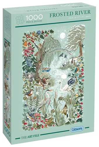 Puzzle 1000 Zamarznięta rzeka 112571 Gibsons 5012269072143