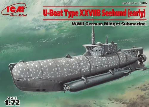U-Boot Type XXVII Seehund early / 1:72 - ICM