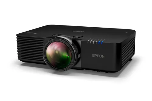 Epson EB-L695SE Kurzdistanz LCD Laser Projektor - Beamer mit 6000 Lumen Helligkeit, ideal für kompakte Räume. Genieß wartungsfreie Projektion bis zu 30.000 Stunden im Eco-Modus und flexible Installation.