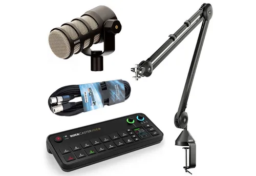 RØDE Rode Rodecaster Video Konsole Podmic Bundle. Digitales Aufnahmegerät (Video- Audiokonsole)