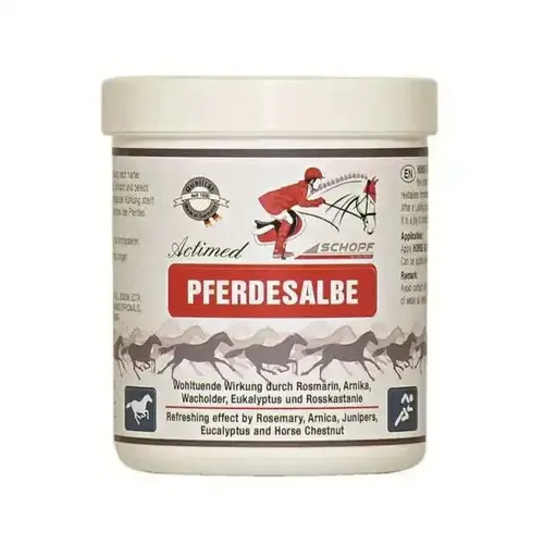 Schopf Riders Actimed Pferdesalbe 500 ml  Kühlende Salbe Für Sportliche Pferde