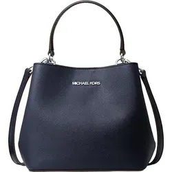 Michael Kors Handtasche für Damen - Navy Blau - Elegante Handtasche aus hochwertigem Leder, ideal für den Alltag. Mit praktischem Schultergurt und ausreichend Platz für Essentials – das perfekte Accessoire für jeden Anlass.