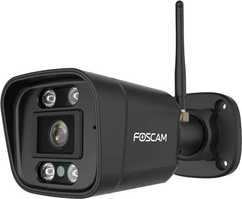 Foscam V8P 8MP WI-FI Kamera Schwarz - Netzwerkkamera mit 8MP Auflösung, ideal für hochwertige Überwachung und einfaches Monitoring über WLAN.