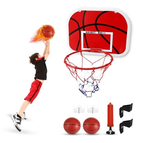 Gowkeey Mini Basketballkorb füR Zimmer und Outdoor, Basketballkorb Kinder