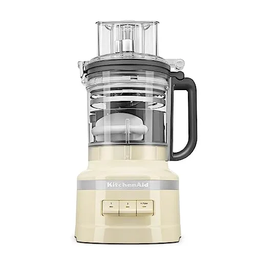 KitchenAid FoodProcessor 3,1L 5KFP1319EAC Crème - Vielseitige Küchenmaschine - Küchenmaschinen mit 3,1L Schüssel, ideal zum schnellen Zerkleinern, Schneiden und Kneten von Teig. Kompakt und leicht zu reinigen, perfekt für kleine Haushalte!