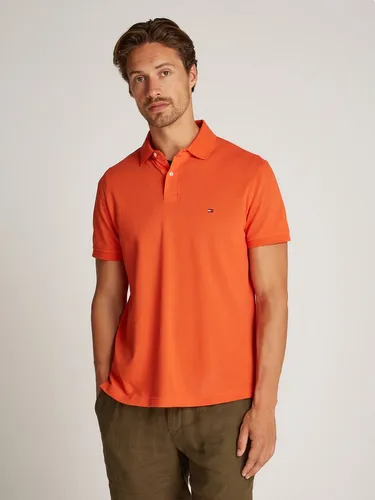 Tommy Hilfiger Herren Poloshirt 1985 Regular Fit S - Poloshirt aus weichem Bio-Baumwoll-Piqué mit TH-Flex-Technologie für optimalen Tragekomfort und Formstabilität. Ein zeitloses Must-Have für jeden Kleiderschrank.