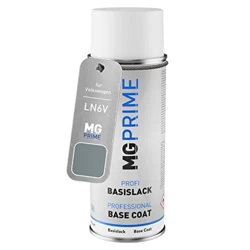 MG PRIME Autolack Spraydose für Volkswagen VW LN6V / N6V / X8 Jadegrün Metallic/Jade Metallic Basislack Sprühdose 400ml