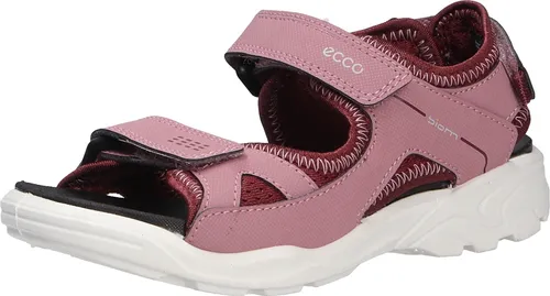 ECCO Mädchen Biom Raft Flat Sandal, Blush Morillo, 31 EU - Sandalen für Mädchen mit schnell trocknenden Obermaterialien, ideal für Abenteuer. Verstellbare Schnallen sorgen für optimalen Sitz und die leichte Sohle bietet Komfort bei jedem Schritt.