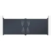 Produktbild Casanoov Doppelflügeltor VELETA aus Aluminium 400x140cm grau