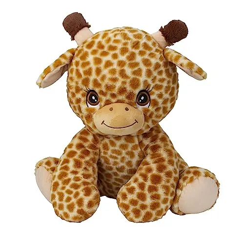 Lifestyle & More Plüschtier Teddybär Giraffe braun sitzend Höhe 33 cm kuschelig weich