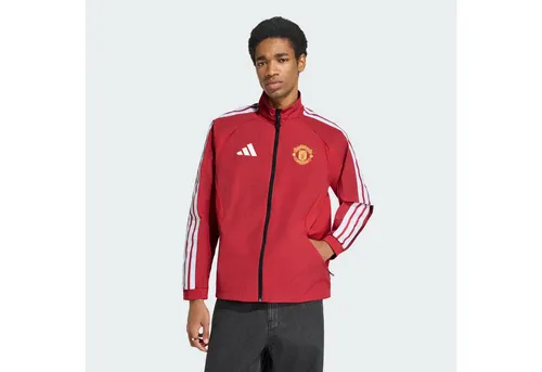 ADIDAS Manchester United Home Anthem Jacket - Feiere deinen Verein mit der Manchester United Anthem Heimjacke. Diese stylische Jacke vereint Funktionalität und modernen Look, ideal für Fußballfans und den Alltag.