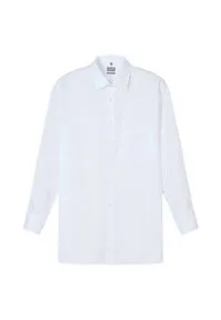 Herren Cityhemd 1/1 Arm Weiß 45 - Herrenhemden in comfort fit mit New Kent Kragen, ideal für Büro und Freizeit. Pflegeleicht und bis 60 °C waschbar.