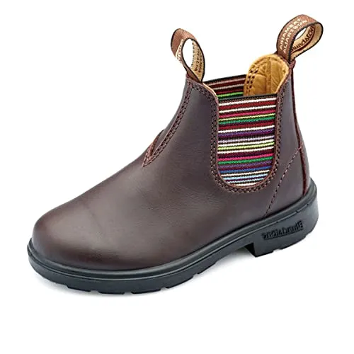 Blundstone Unisex-Kinder Classic 1413 Chelsea Boots Stiefel, Braun - Klassische und robuste Blundstone Stiefel aus Leder, ideal für Kinder. Wasserdicht und langlebig für jeden Abenteuer.