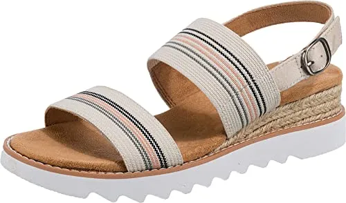 Skechers Desert Kiss Hi - Tea Time 113863-NTMT, Womens sandals, beige, 39 EU