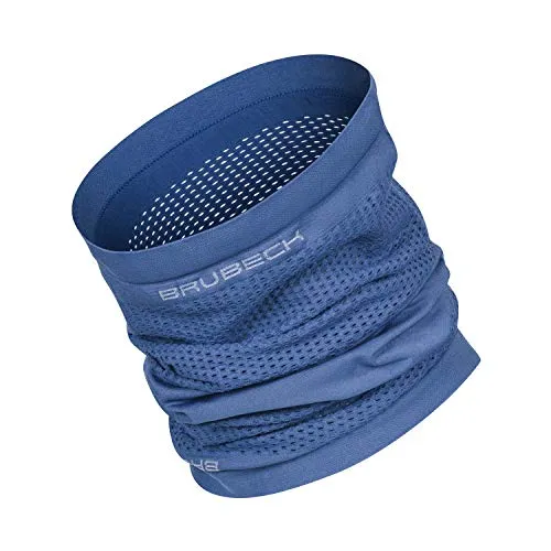 BRUBECK R-Tube Schlauchtuch Herren | Funktionstuch atmungsaktiv | Multifunktionstuch | Schlauchschal | Radfahren | Gr. L - XL | Blau | KM10840