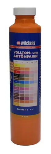 Wilckens® Vollton- und Abtönfarbe Reinorange matt 750ml von Wilckens