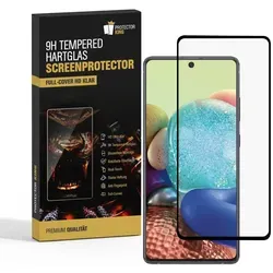 3x 9H Hartglas für Samsung Galaxy A71 FULL COVER Panzerfolie Displayschutz KLAR Panzerglas Schutzglas Displayglas Folie