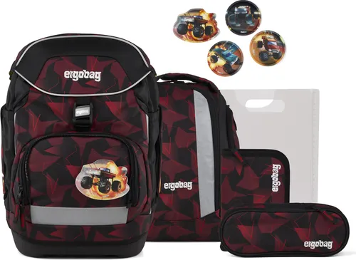 ergobag Pack Schulranzen-Set 6tlg. inkl. Klettie-Set