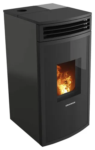 Oranier | Pelletofen | Neta | 8 kW | Anschluss oben | Schwarz | 798111
